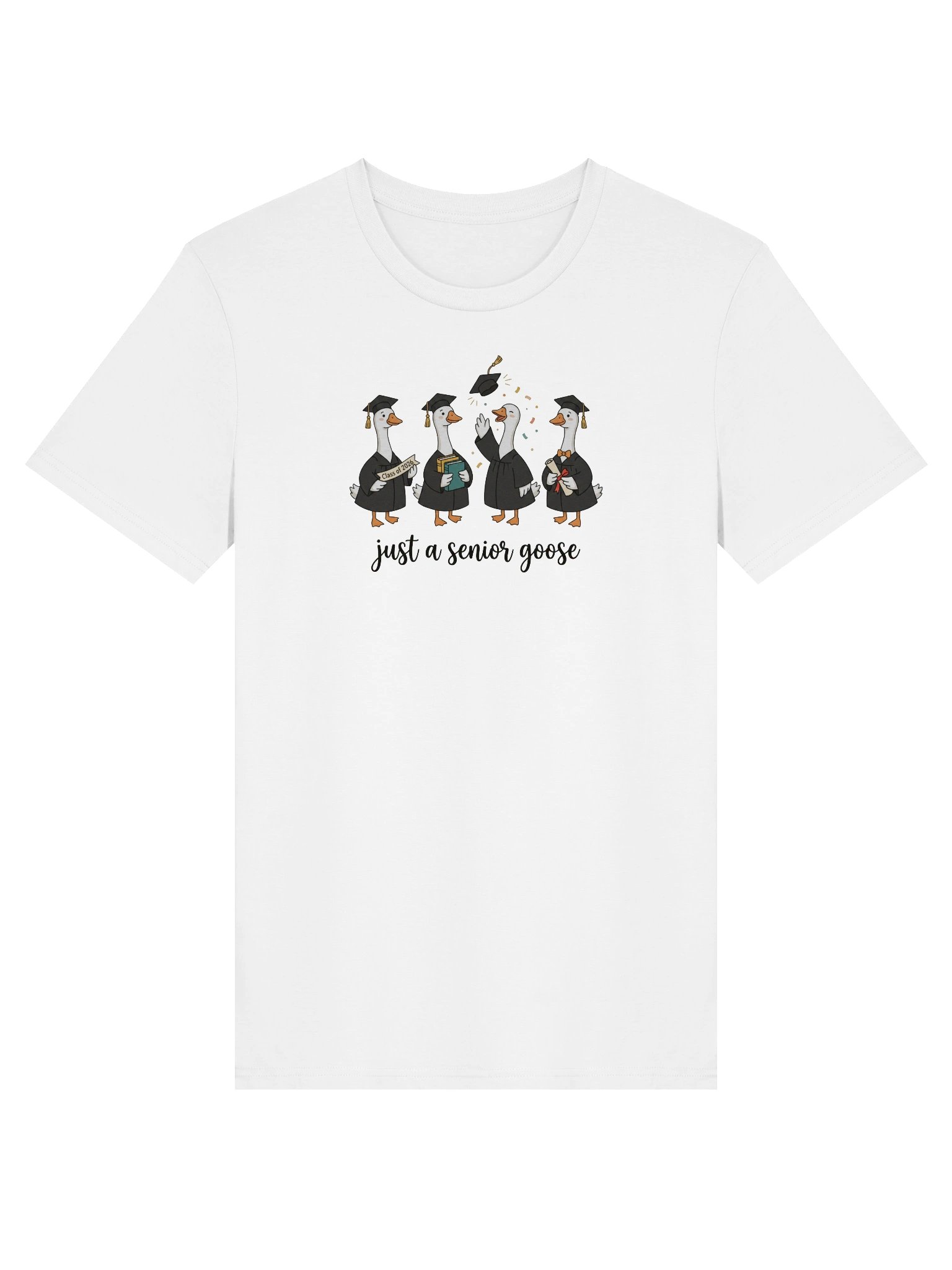 Graduation Ducks Organic Celebration T-Shirt product image (1)