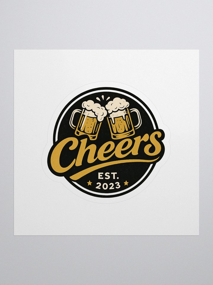 Cheers Sticker Est 2023 product image (1)