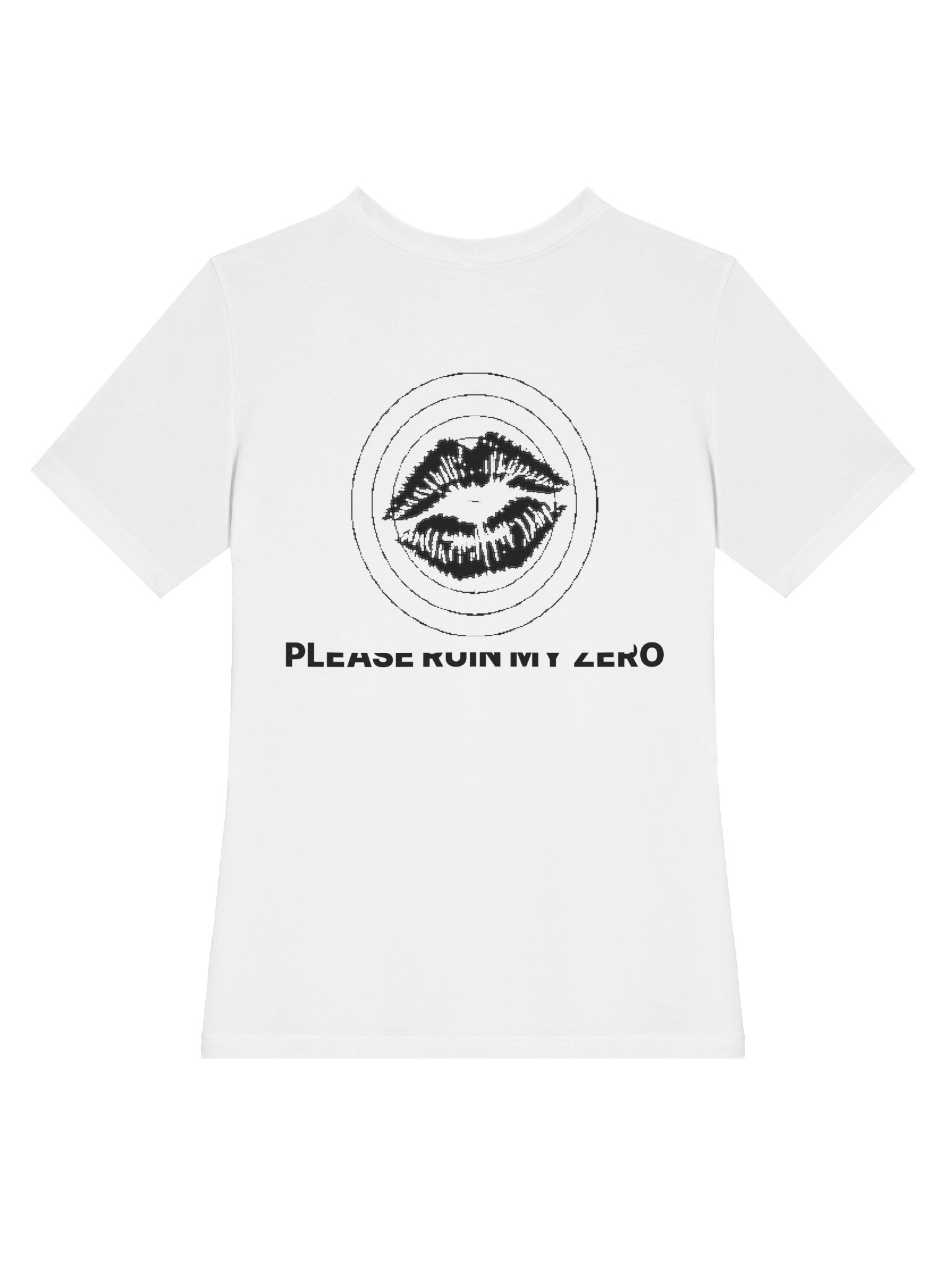 No ShopCo Women's White Tee - Please Ruin My Zero product image (4)