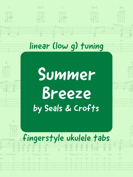 Seals & Crofts - Summer Breeze (uke tabs) product image (1)