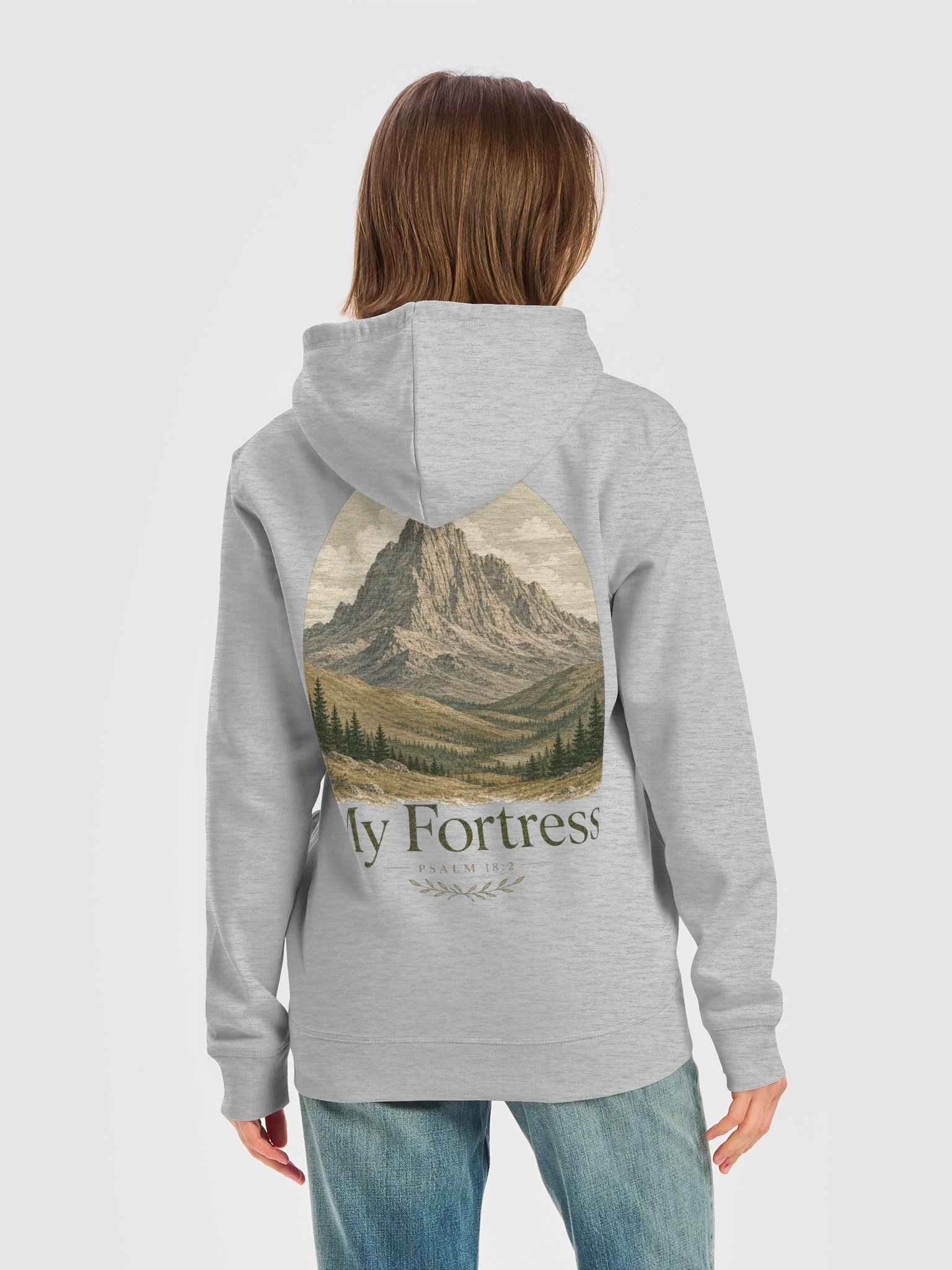 Psalm 18:2 God Is My Fortress Christian Hoodie product image (4)