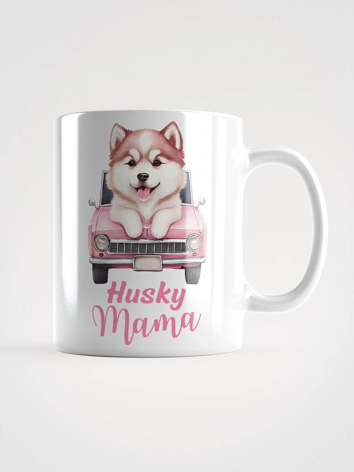 Husky Mommy White Glossy Mug product image (2)
