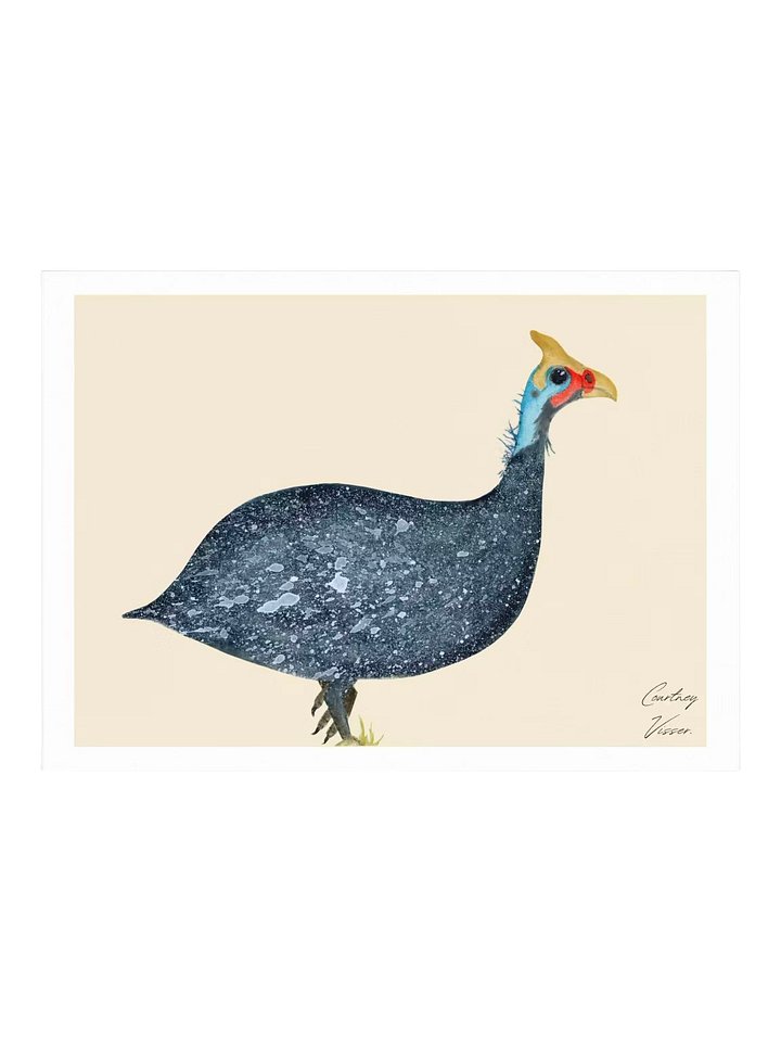 Guinea Fowl print product image (1)