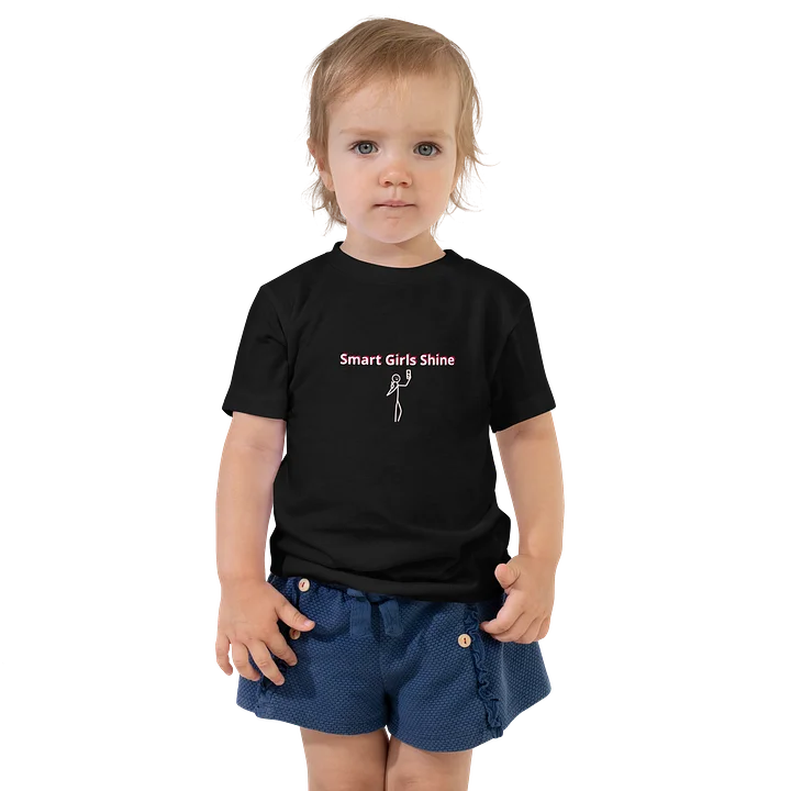 Smart Girls Shine T-Shirt – Cute Inspirational Girls Graphic Tee product image (1)