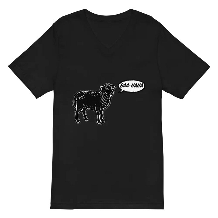 BAA-HAHA Black Sheep V-Neck Tee product image (2)
