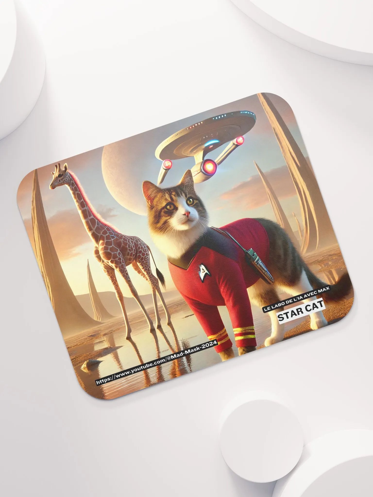 Classic Mouse Pad : Star Cat product image (7)