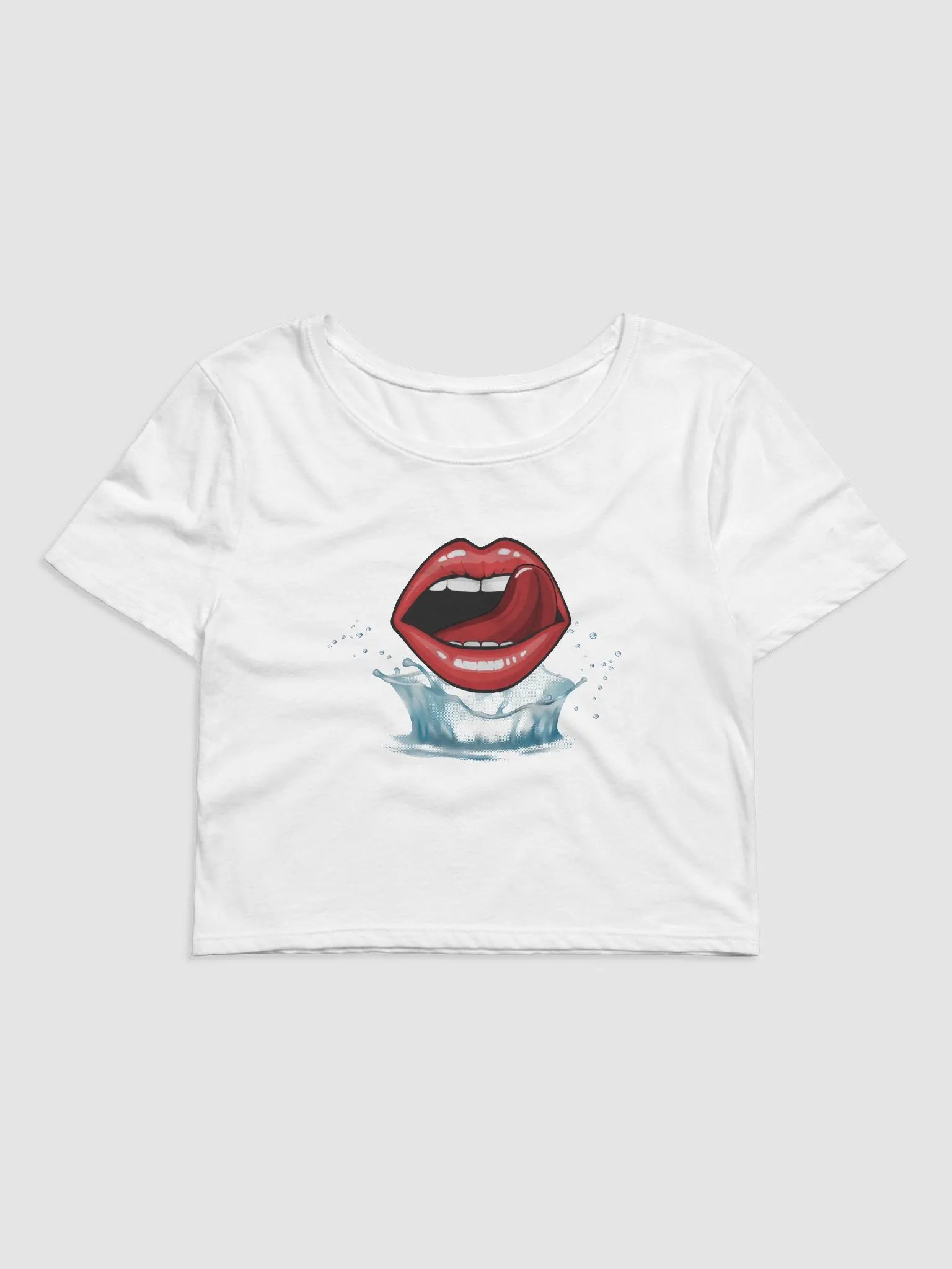 Wet Lips Crop Top product image (1)