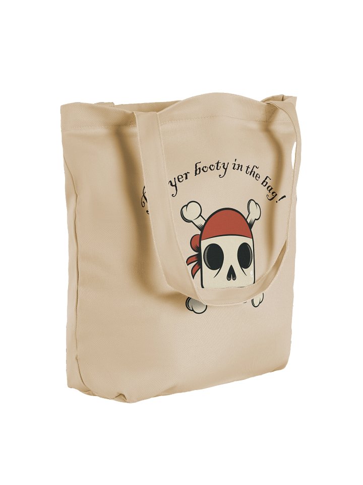Whimsical Pirate Skull Eco Tote Bag product image (2)