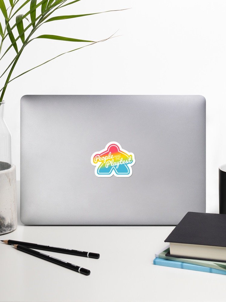 Big Meeple Pan Pride PMTP Vinyl Sticker product image (2)