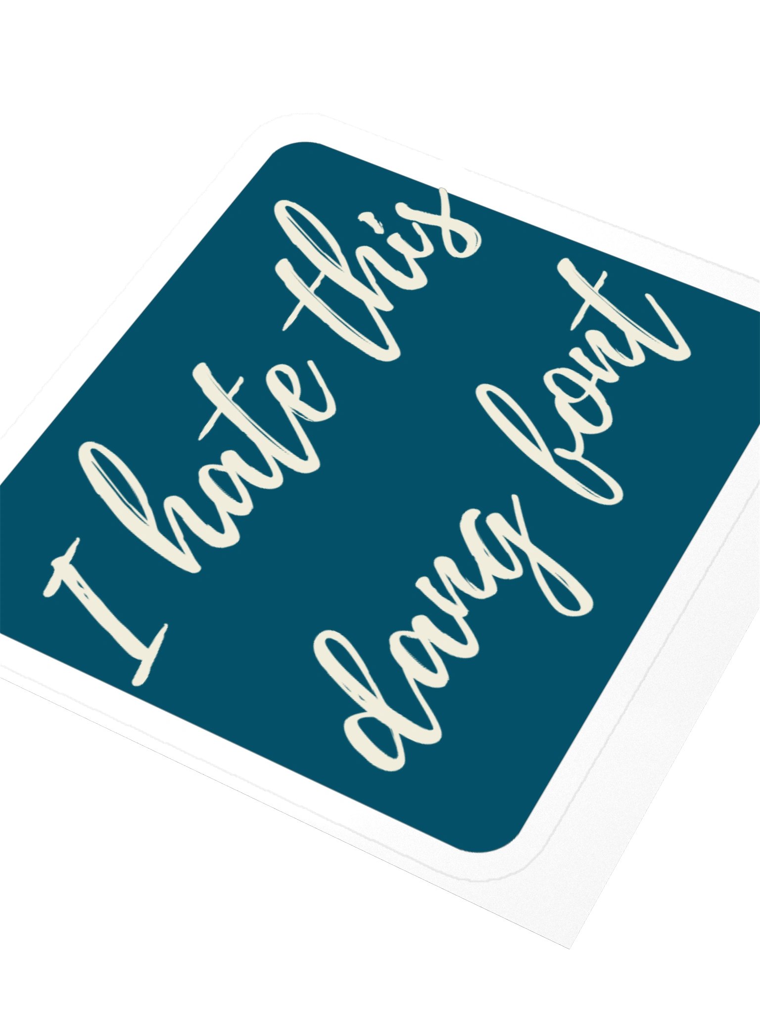 I Hate This Dang Script Font Sticker product image (5)