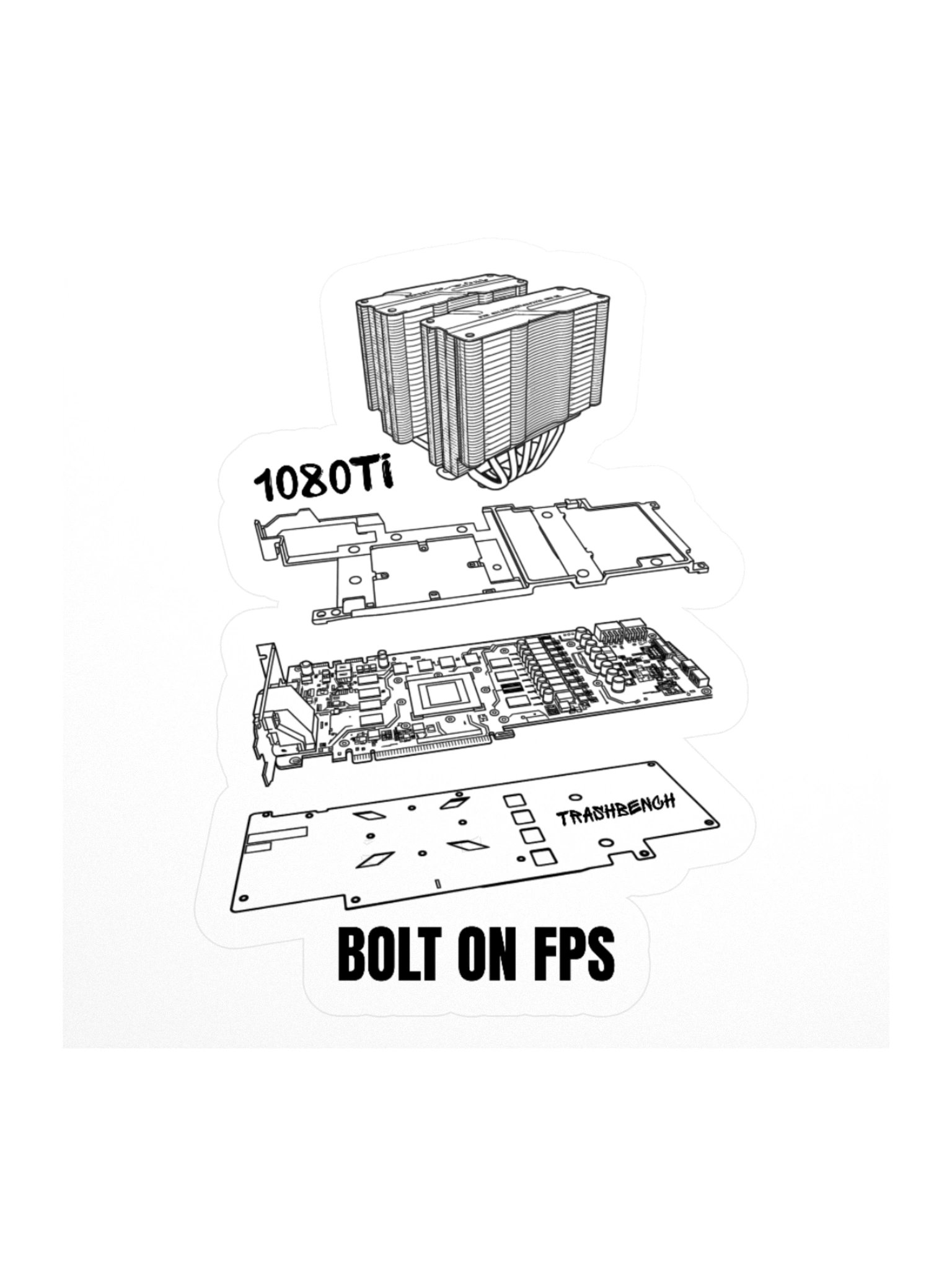 Bolt-On FPS Sticker product image (2)