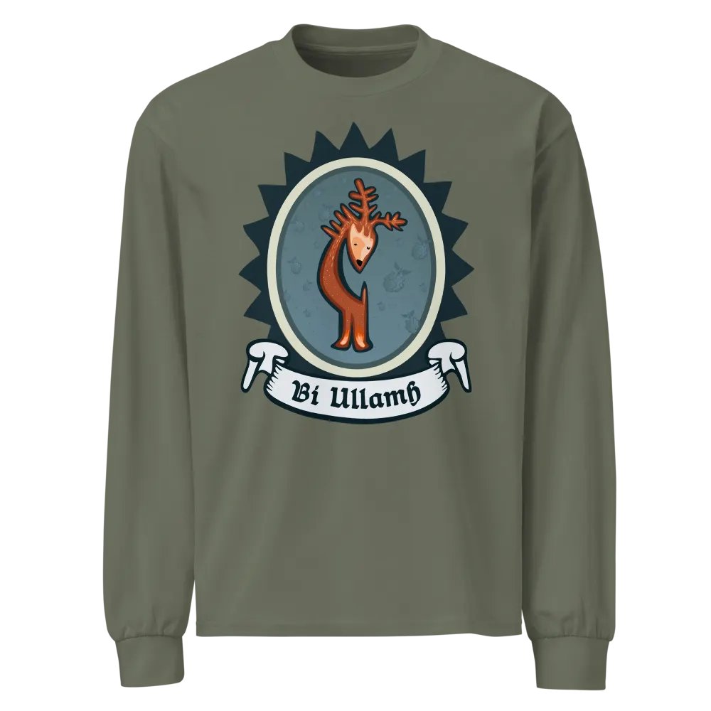 Fianna Bí Ullamh AS Colour Premium Meáchan Trom Léine Sleeve Fada (Front Patch) product image (1)