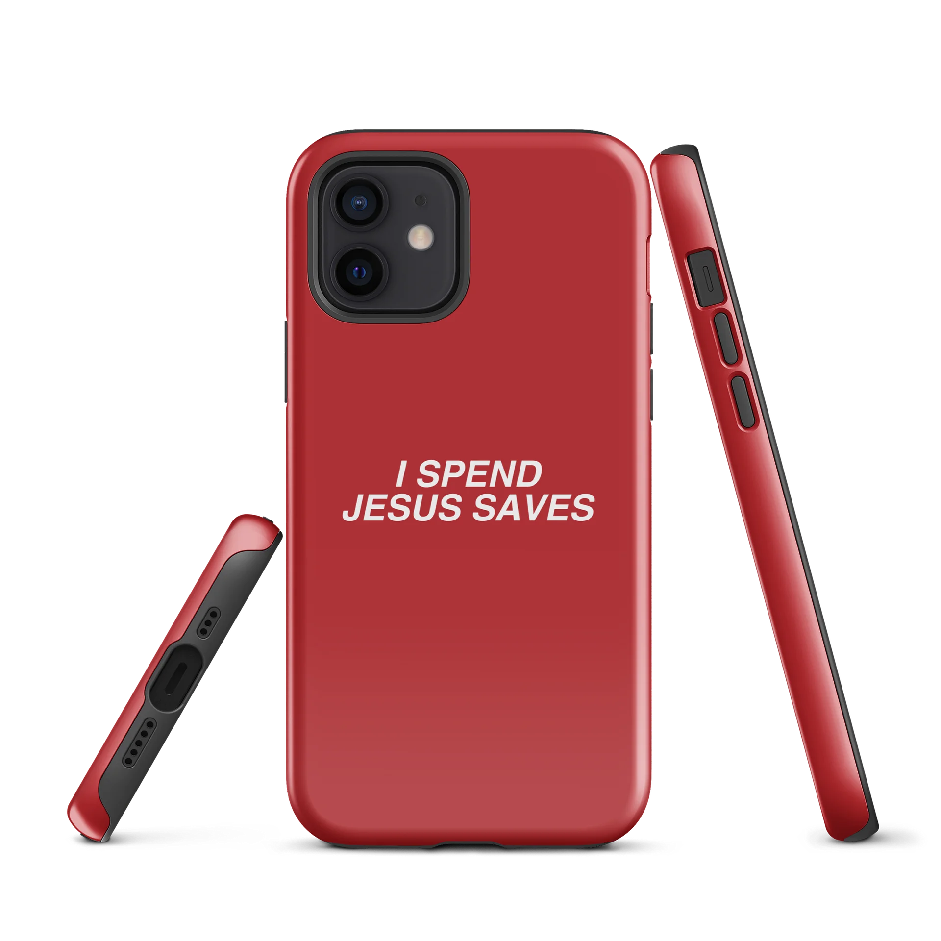 I spend, Jesus Saves Tough iPhone® Case product image (1)