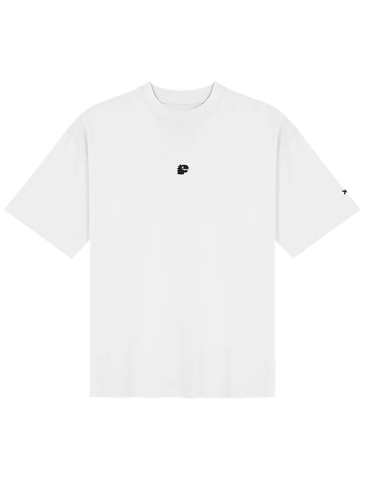 FMB ∣ JETLAG DINO Center Logo Oversized Tee White product image (1)
