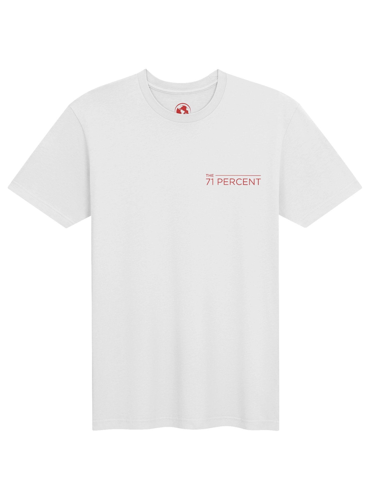 The 71 Percent Tee White/Red product image (1)
