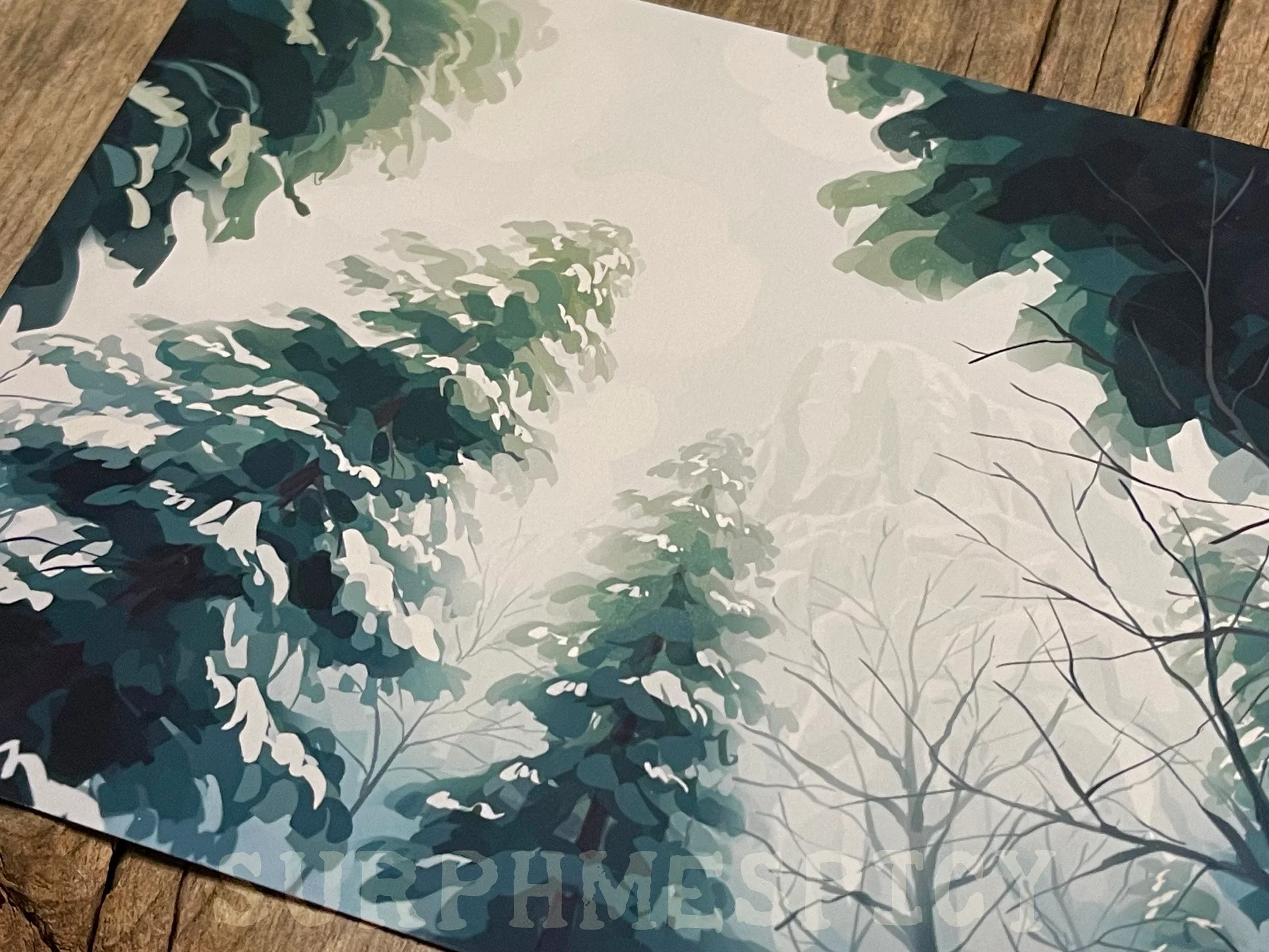 Snowy Treetops - 5x7 Print product image (2)