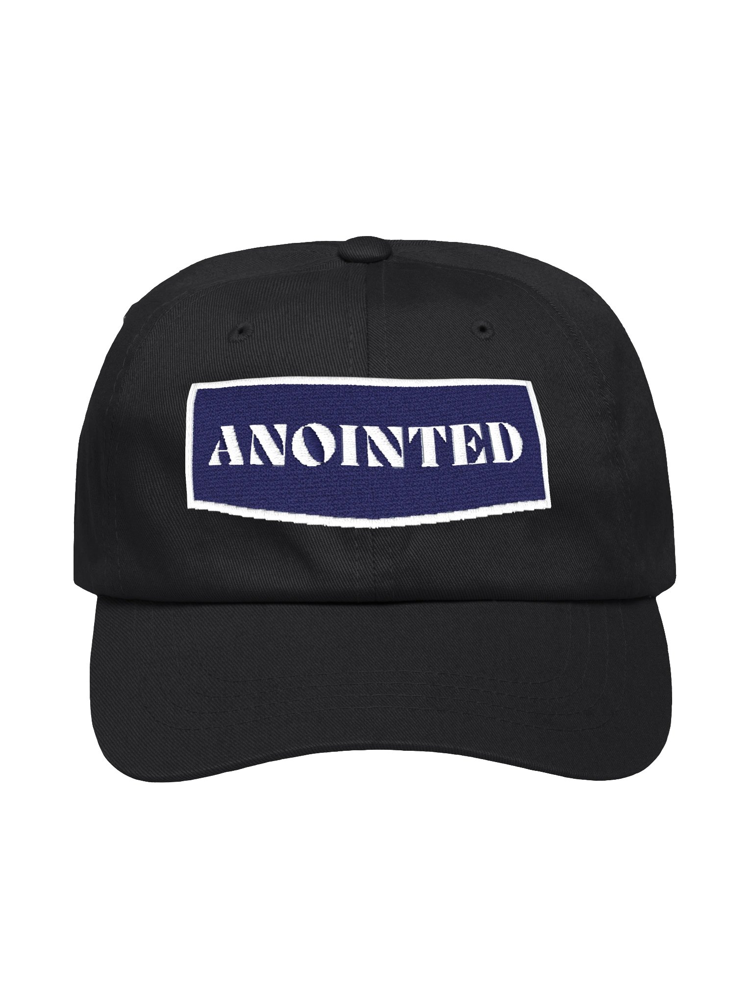 Anointed Embroidered Dad Hat (Navy Patch) product image (1)