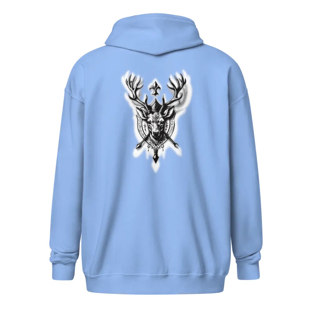 Power Stag Back print Zip Hoodie product image (7)