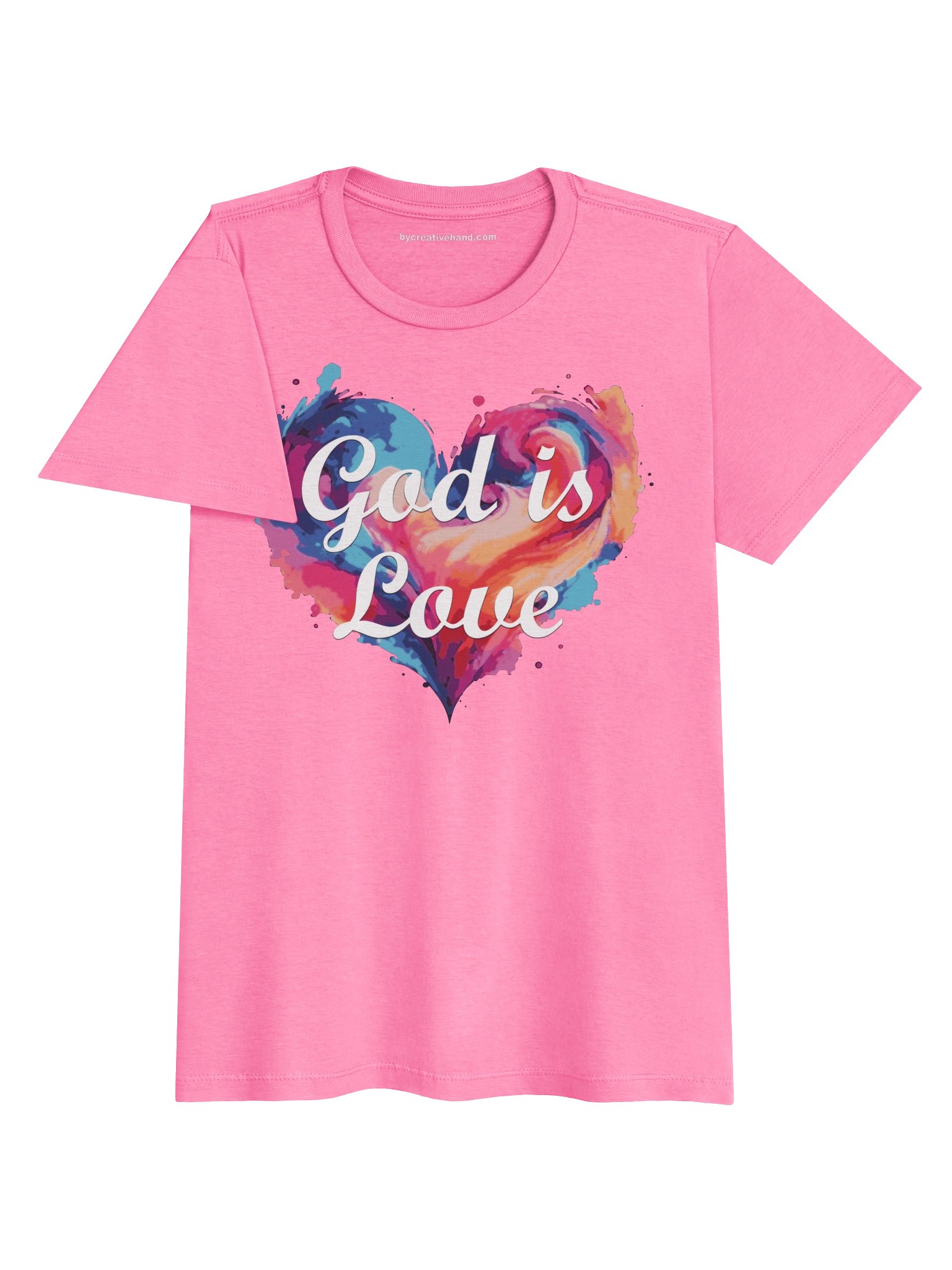 God is Love (Swirling Heart) T-Shirt product image (11)