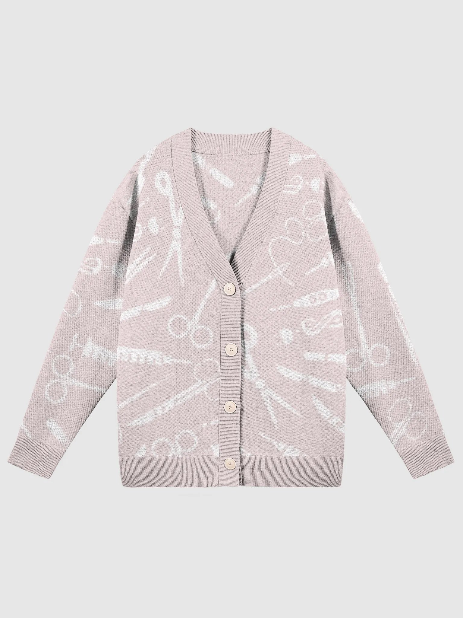 scalpel sweater (light pink) product image (1)