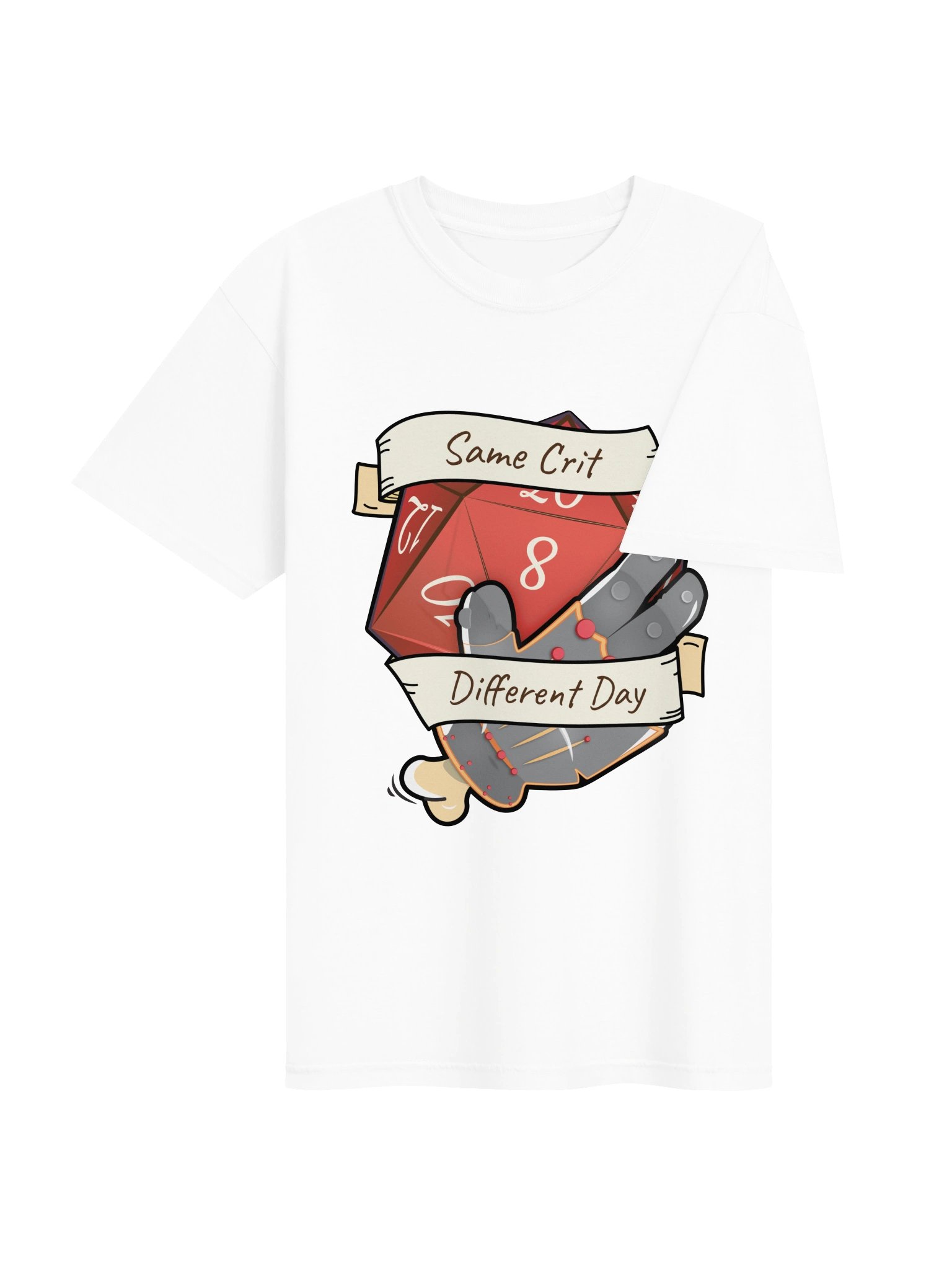 Same Crit Different Day – Knight Tee product image (21)