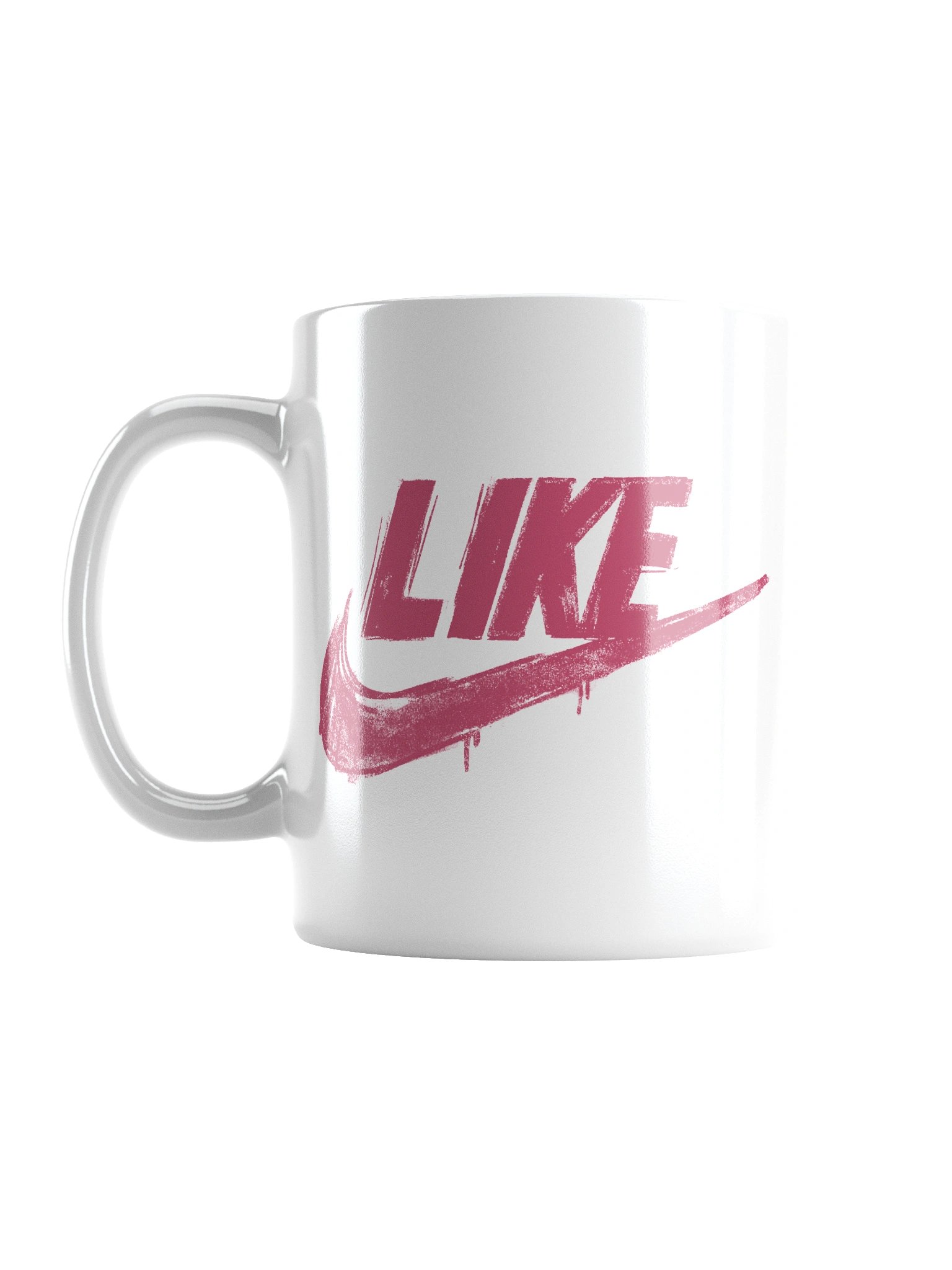 PINK/WHITE LIKE MUG product image (1)