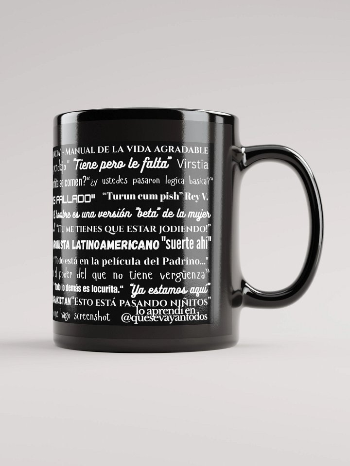 La taza Negra de frases product image (2)
