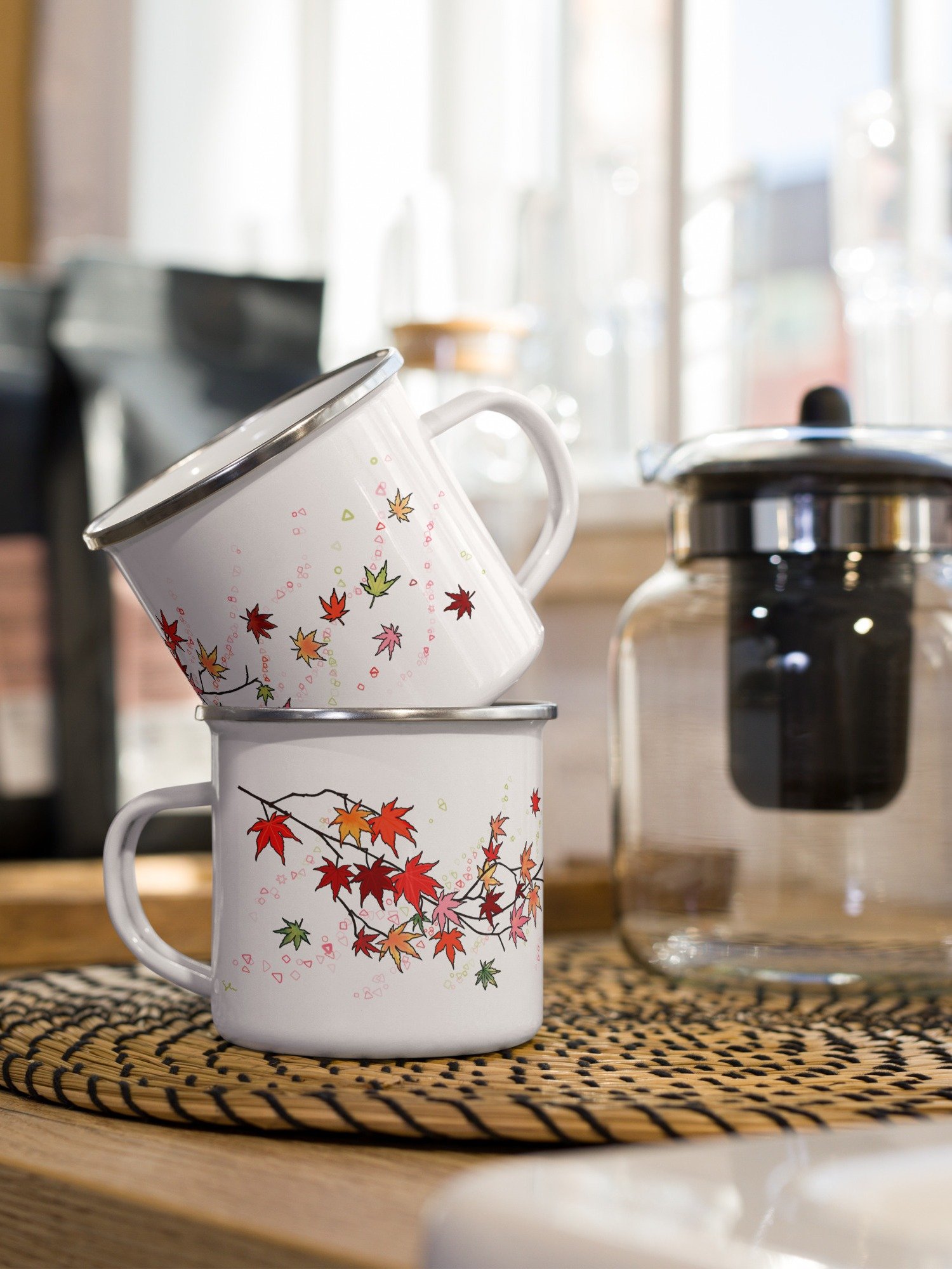 Autumn Leaves Camping Mug product image (4)