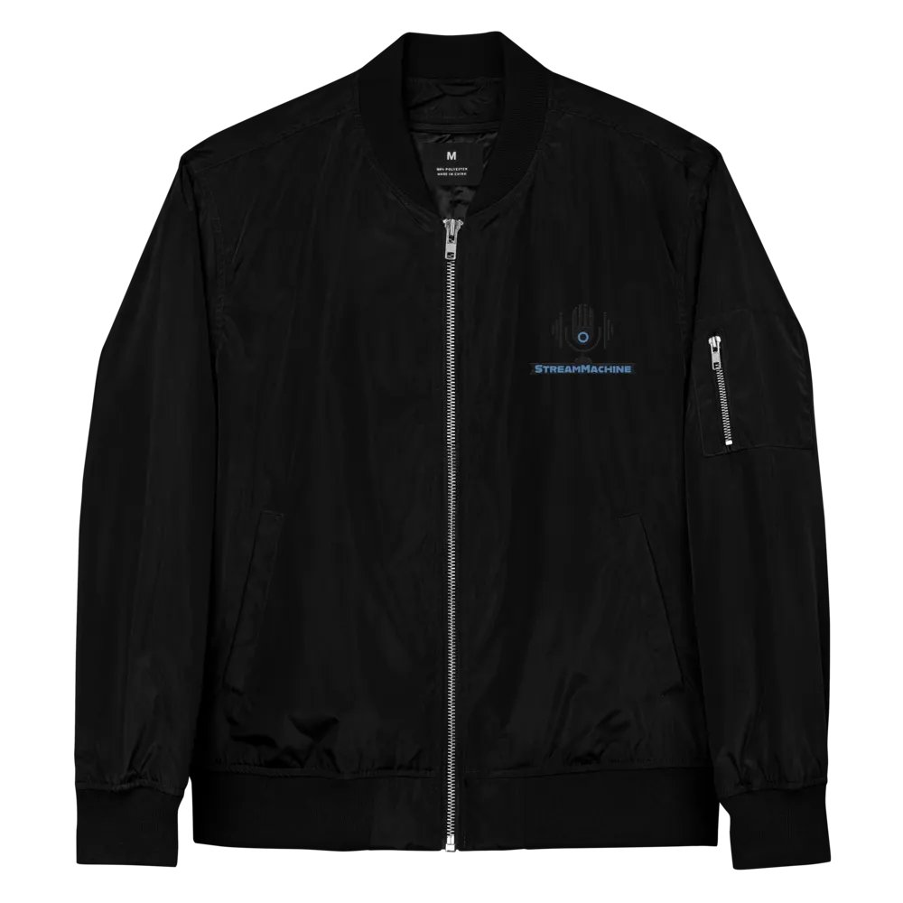 StreamMachine Premium Bomber Jacket product image (3)