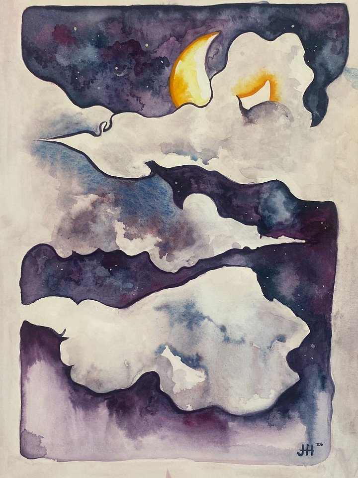 'Solitude' - Watercolor Art Print product image (1)