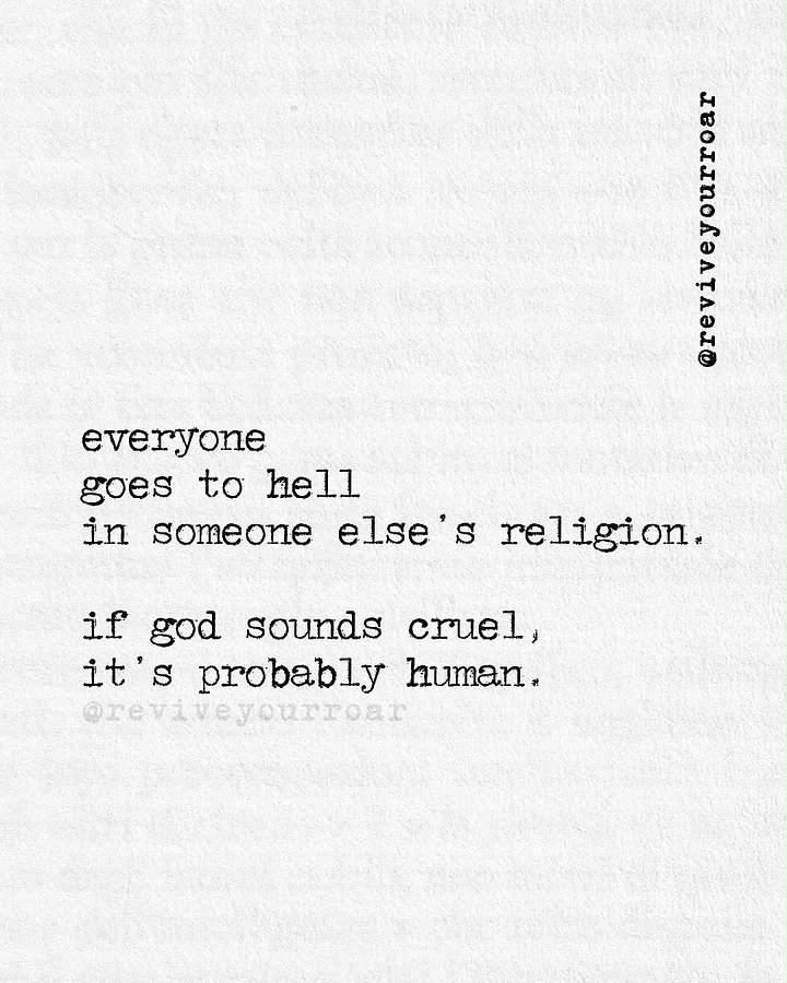 if god sounds cruel; it’s probably human product image (1)
