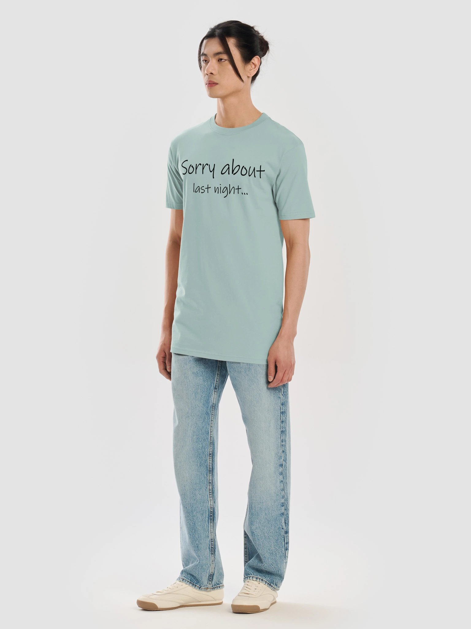 Sorry About Last Night Heavyweight Tee Lt product image (20)