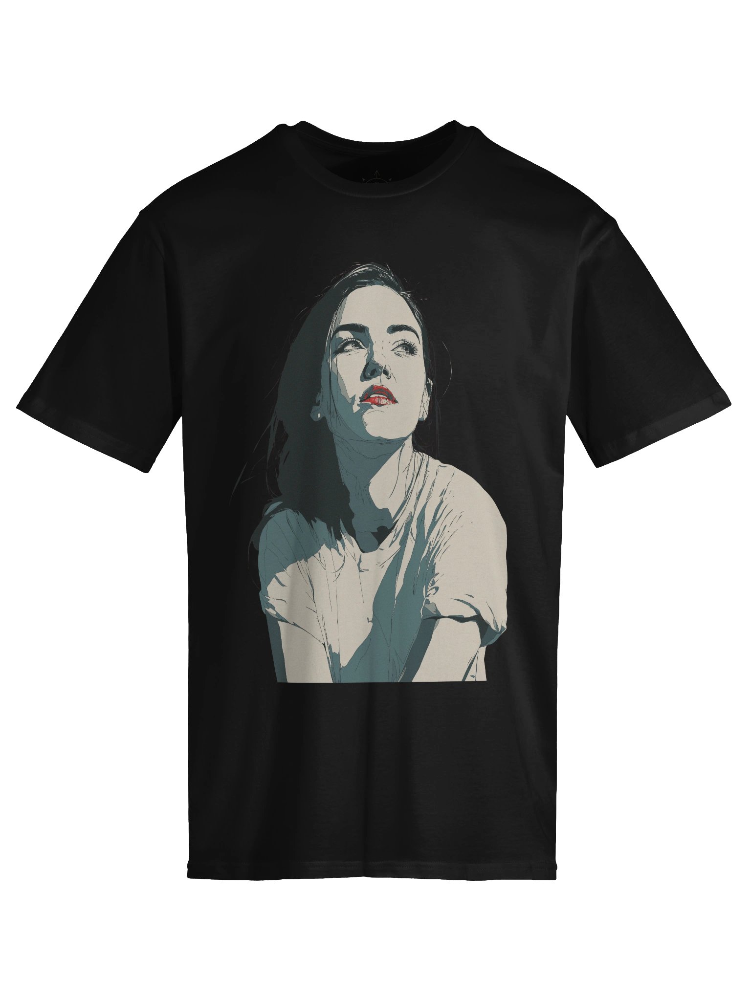 Starlit Gaze – Minimalist Portrait Tee product image (21)