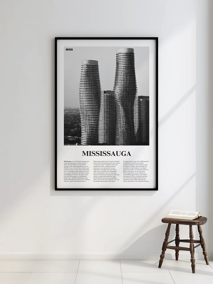 Mississauga 01 Newspaper Poster | Framed product image (2)