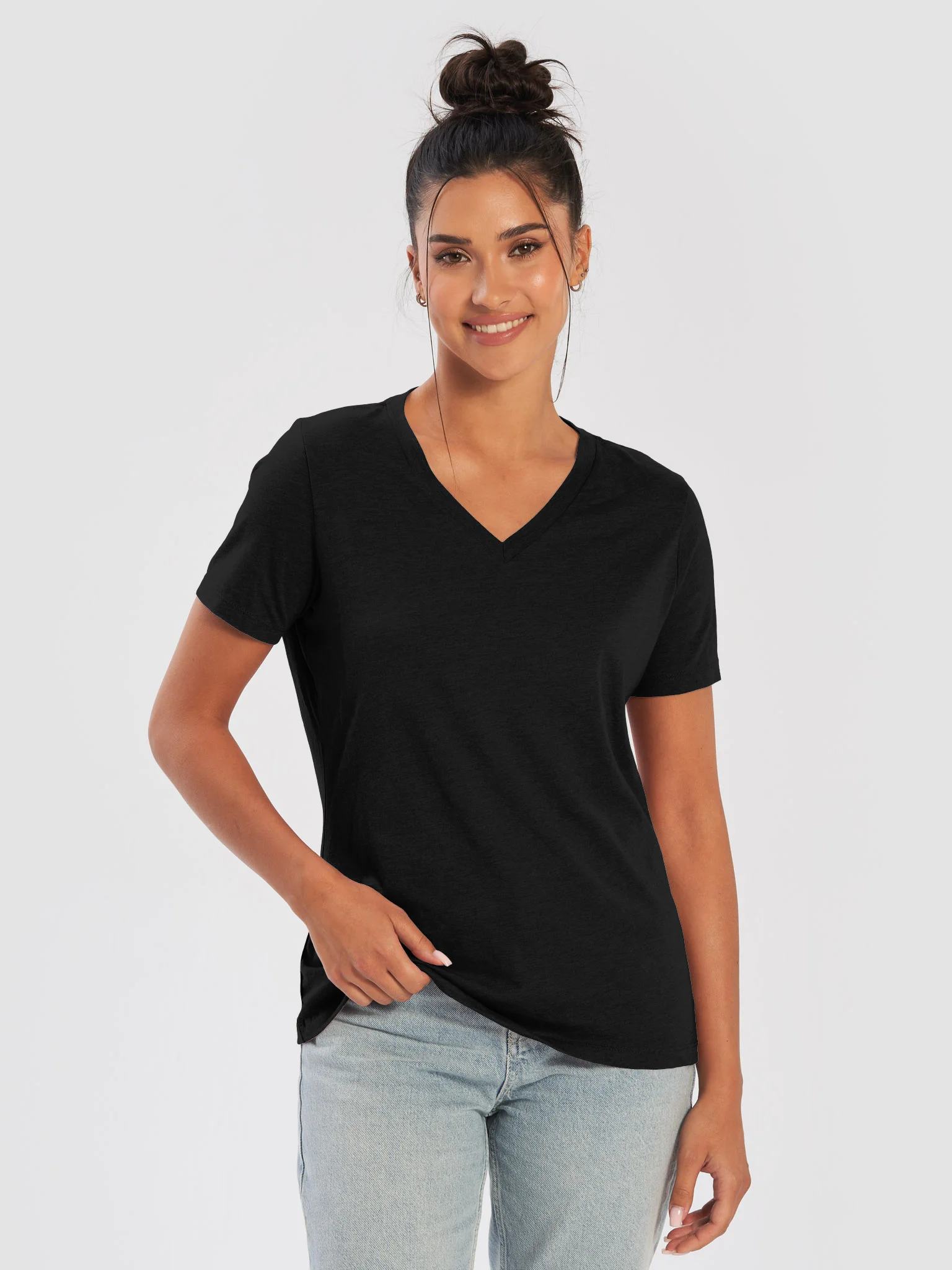Take 'Em To The Train Station V-Neck Tee product image (3)