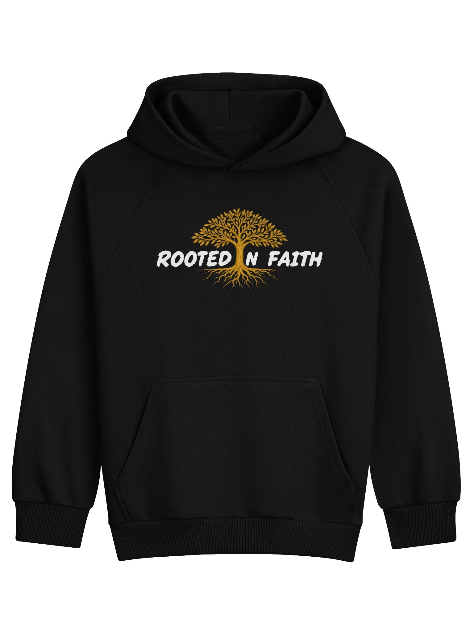 Rooted in Faith — Golden Tree Heavyweight Hoodie product image (1)