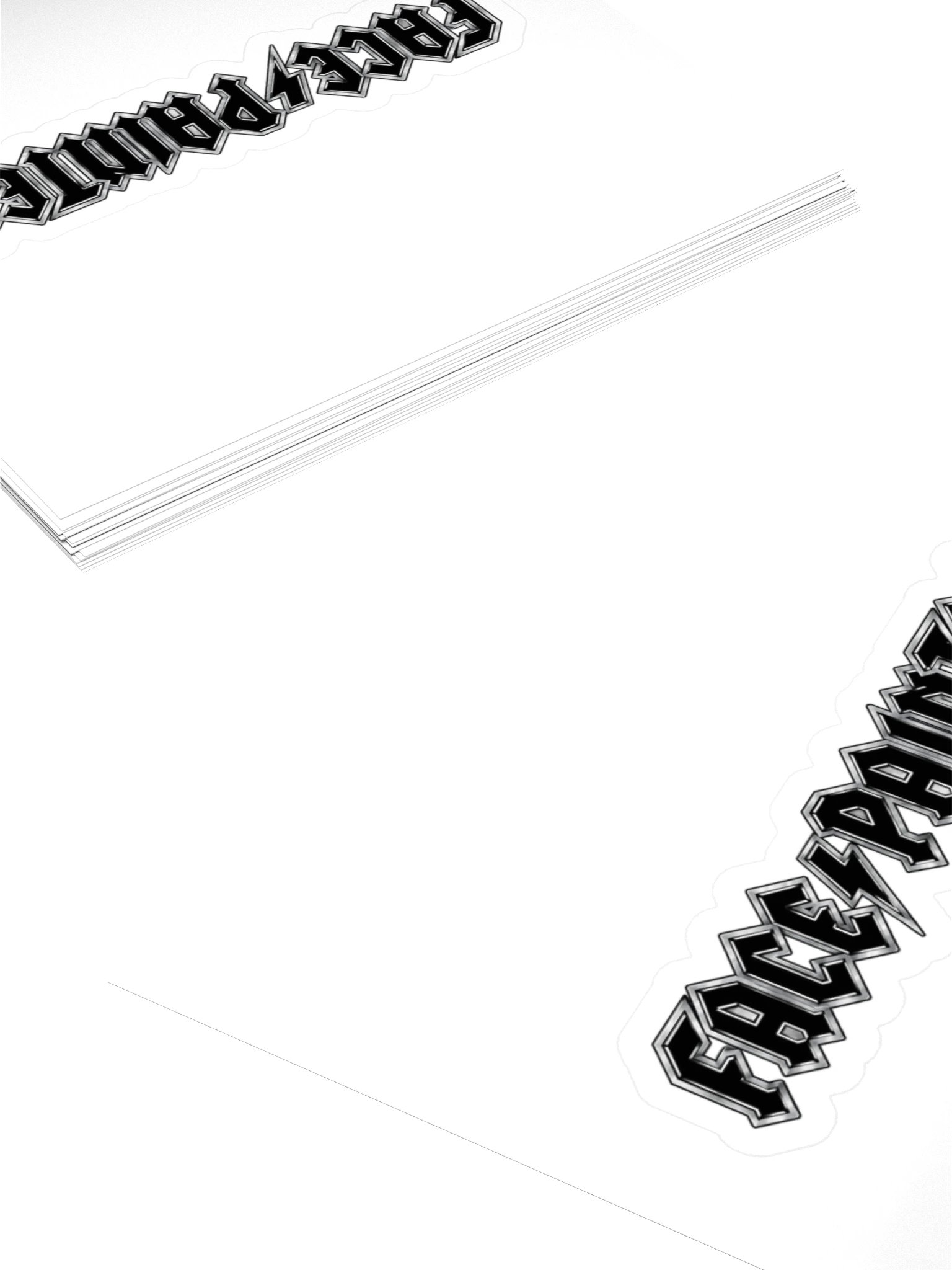 Face Painter High Voltage Kiss Cut Sticker product image (4)