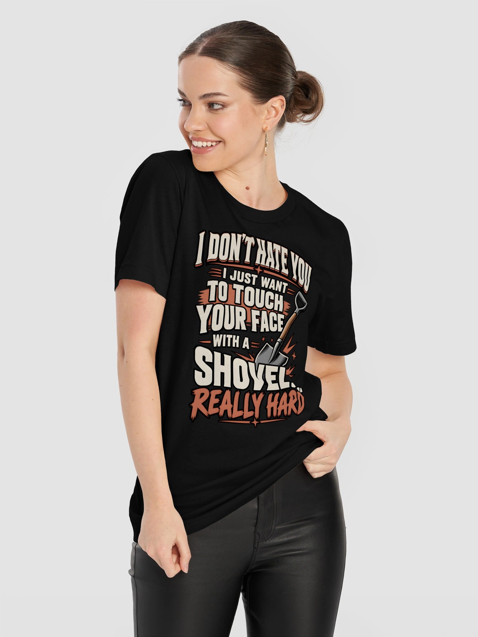 I Don’t Hate You Funny Shovel Unisex T-Shirt product image (1)