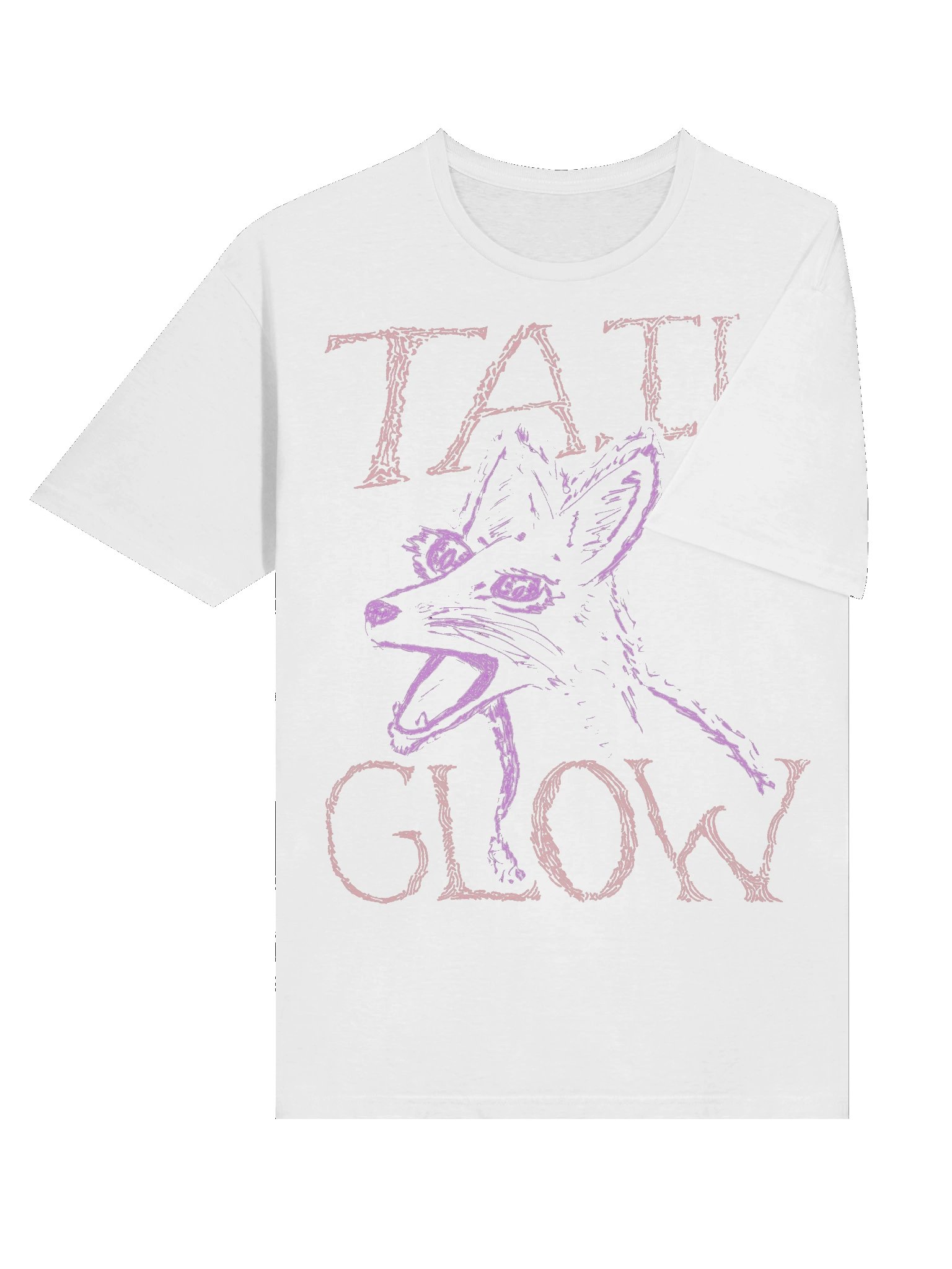 Tail Glow - Screaming Fox T-shirt - White product image (4)