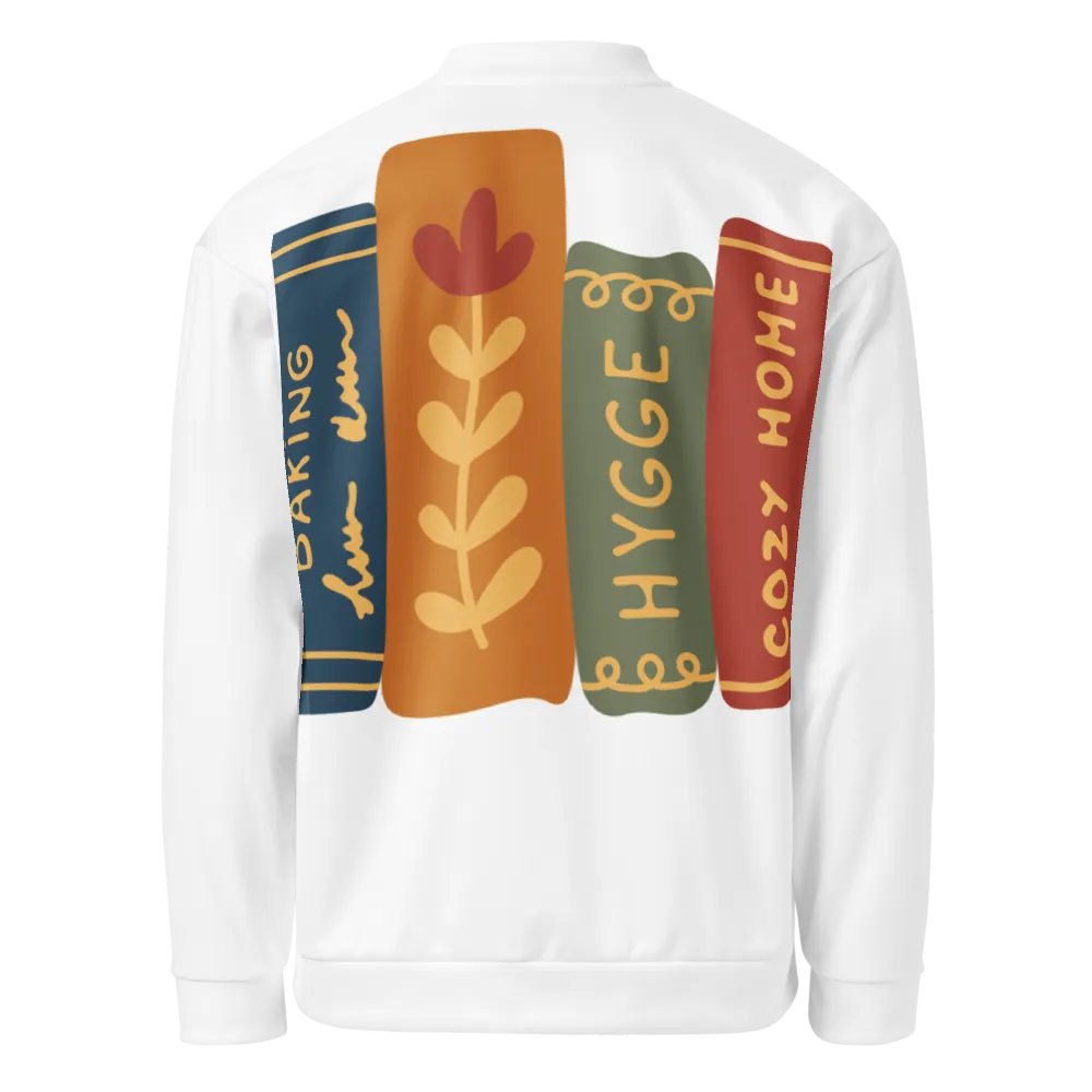 Customizable Book Lover Bomber Jacket product image (3)