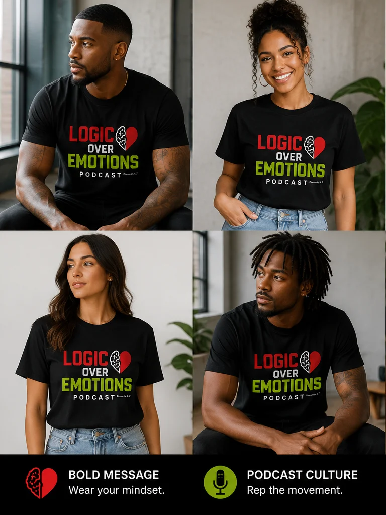 Logic Over Emotions Classic Tee product image (2)