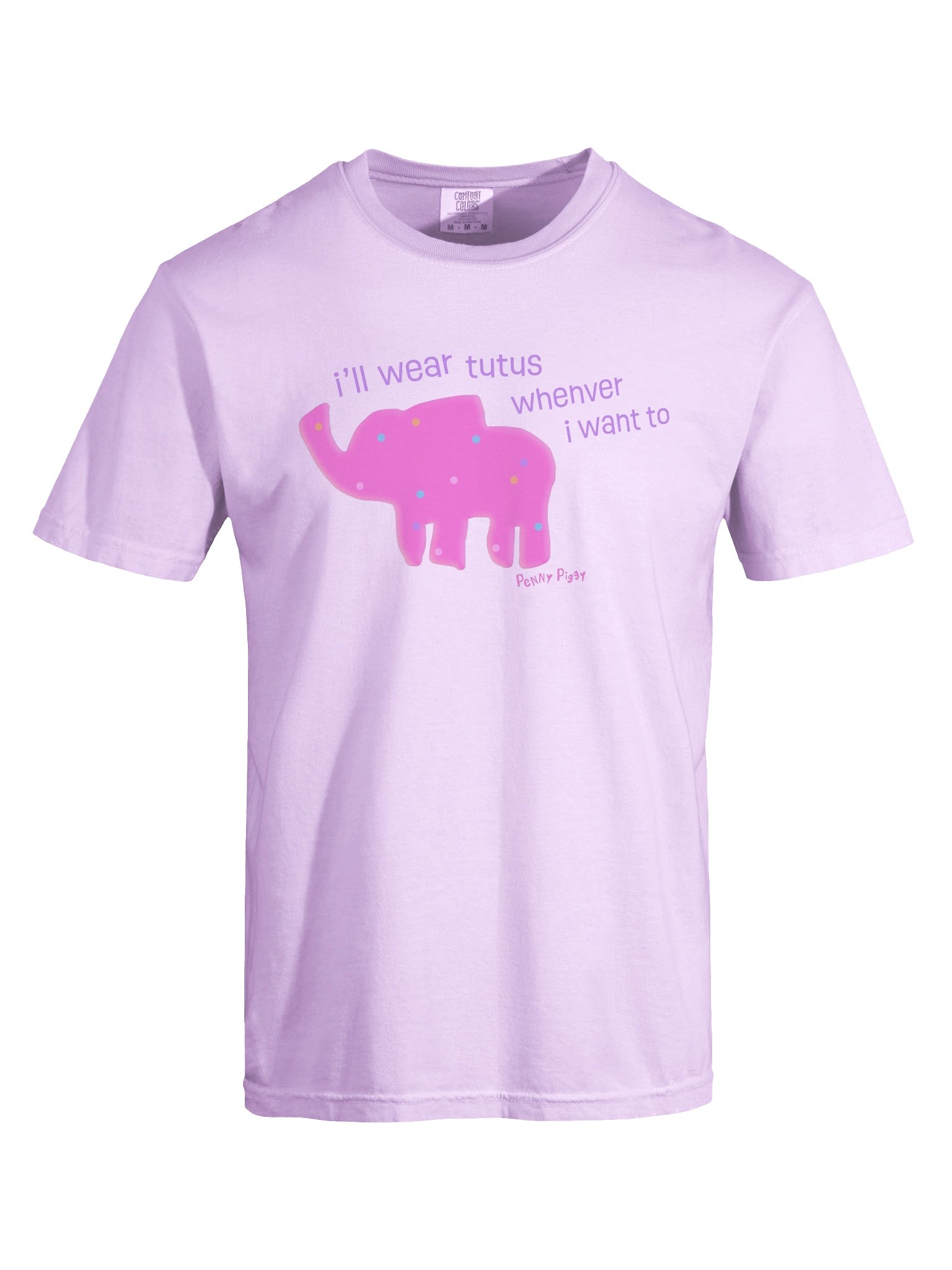 Lilac Elephant Animal Cookie Tee! product image (9)