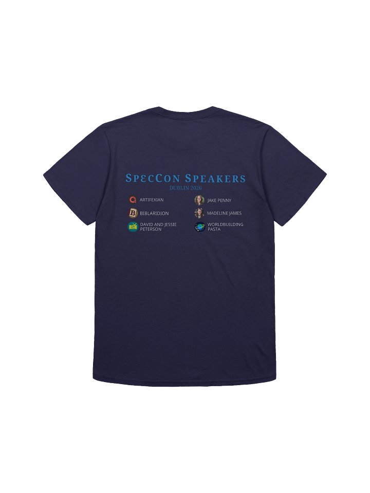 SpecCon 2026 Dublin Dark Shirt Unisex Softstyle product image (2)