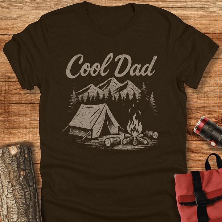 Cool dad, Camping t-shirt, Father's day product image (1)