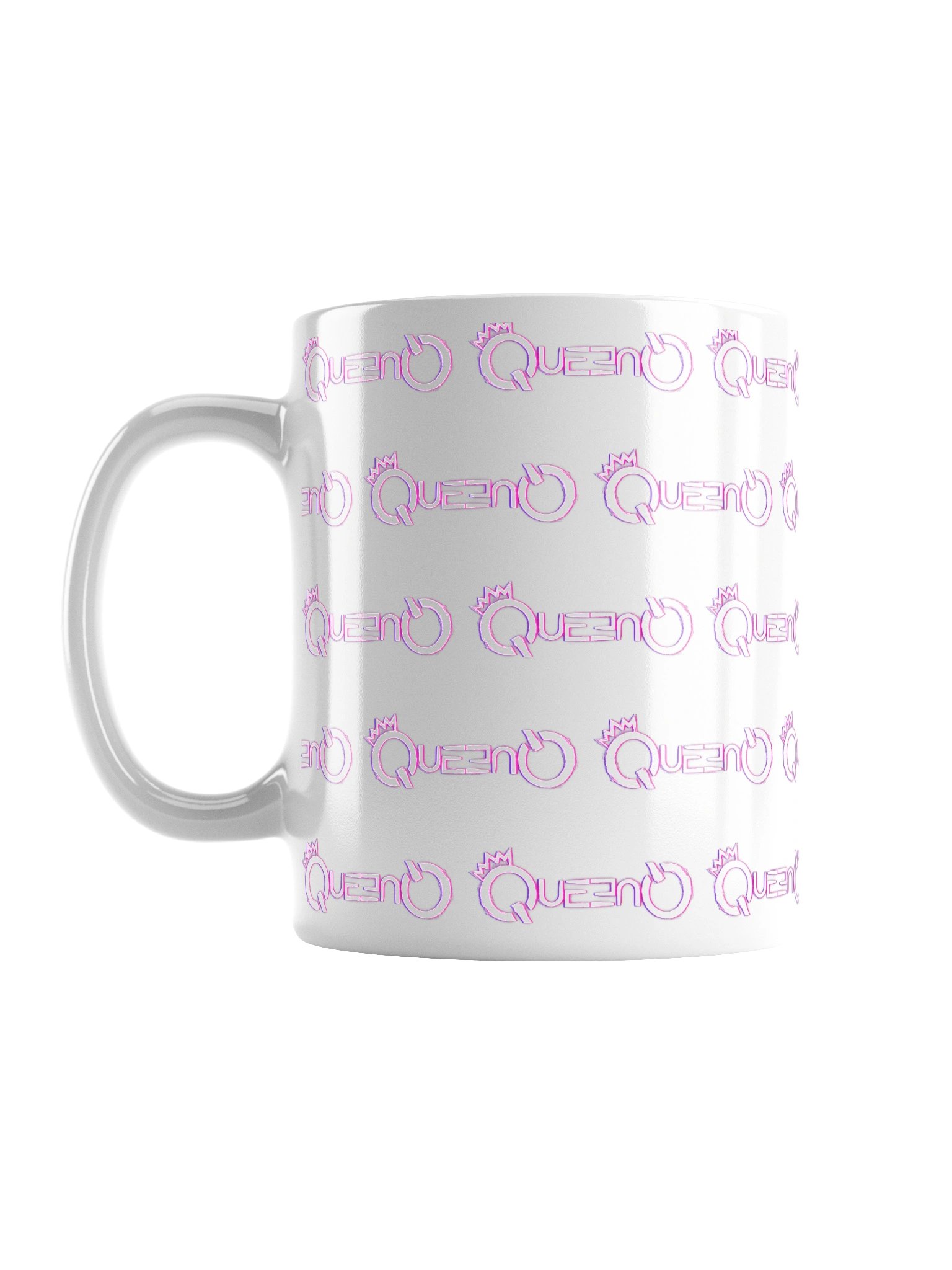 Q White Neon Pattern Mug product image (1)