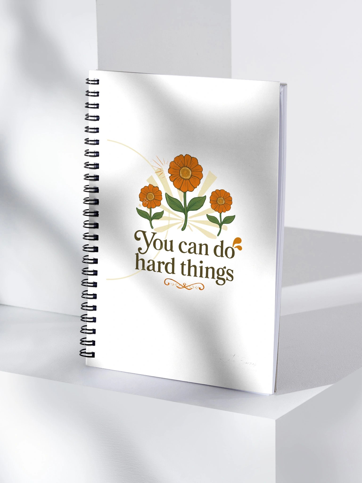 "You Can Do Hard Things" Notebook product image (4)