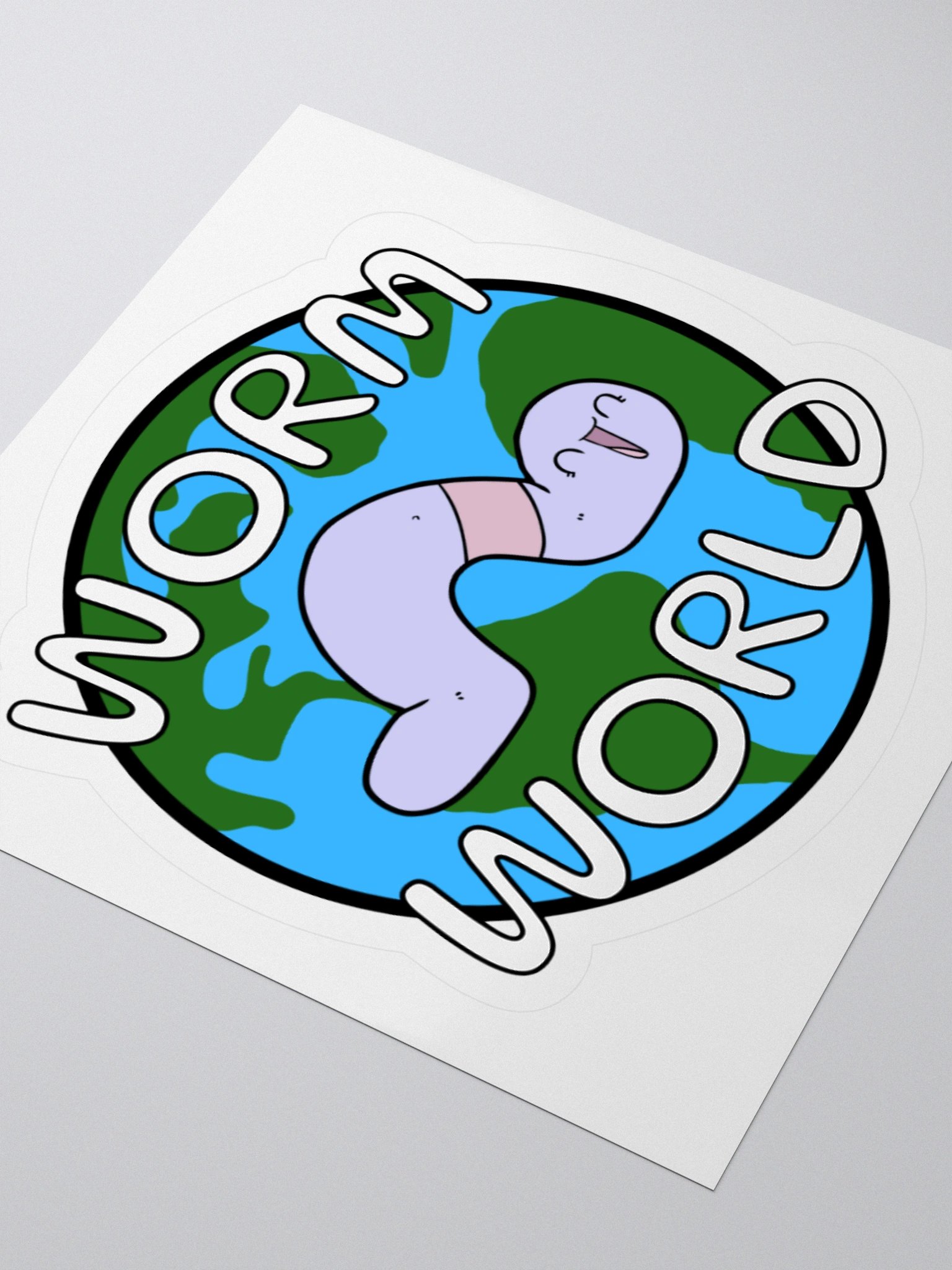 Worm World Sticker product image (3)