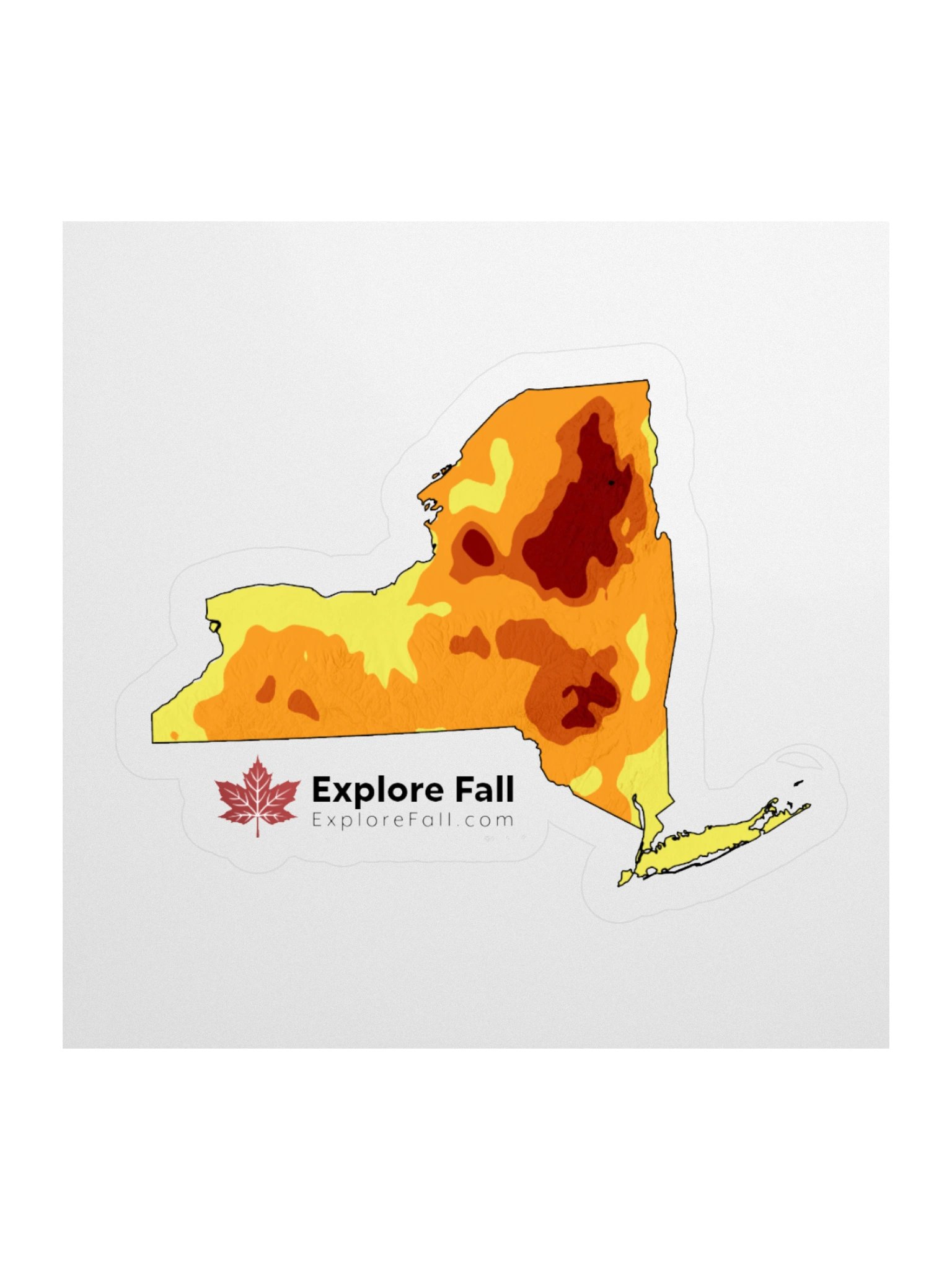 New York Peak Fall Color Sticker product image (1)