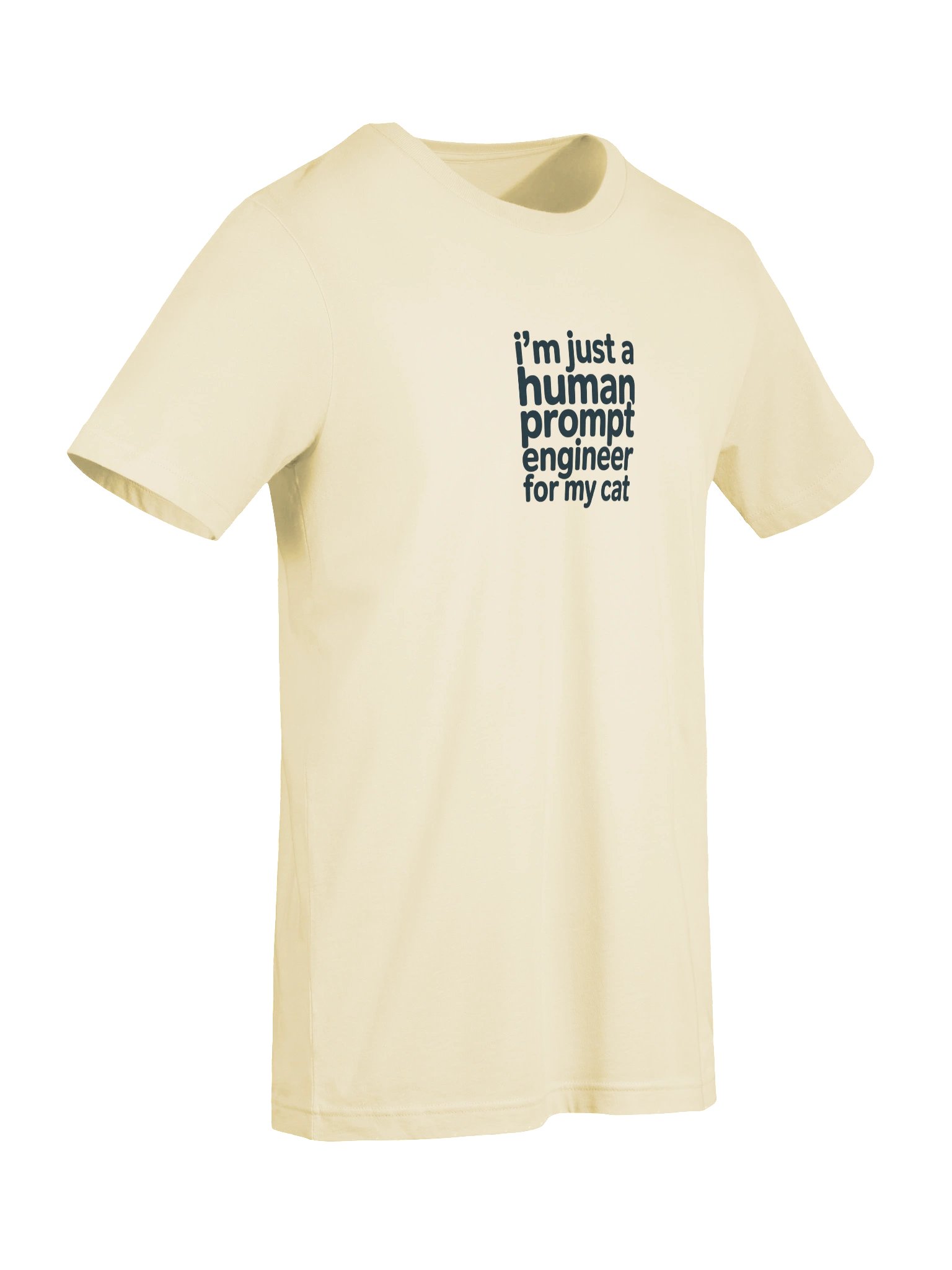 Human Prompt Engineer For My Cat Tee product image (17)