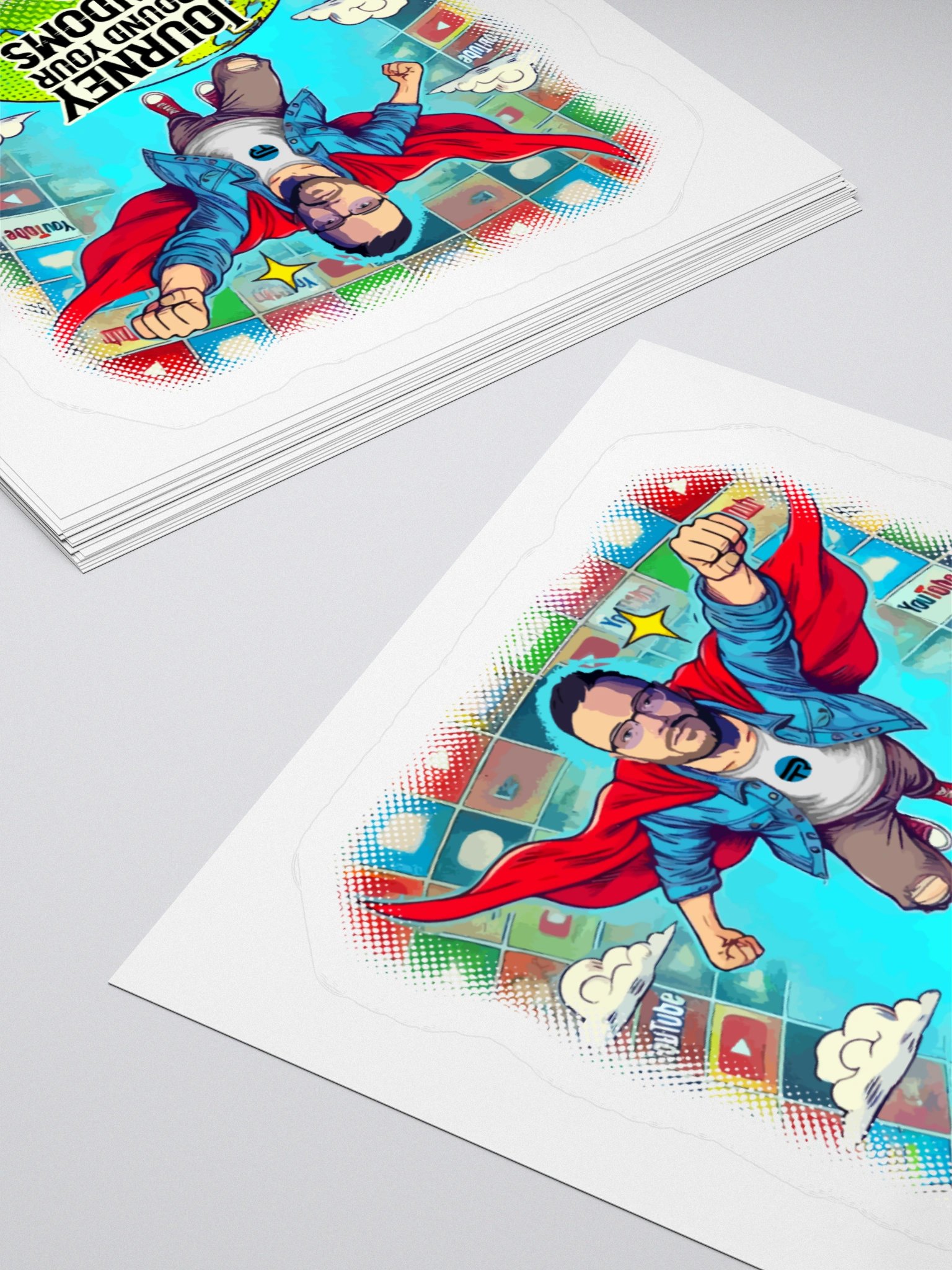 Superhero Kiss Cut Stickers product image (12)